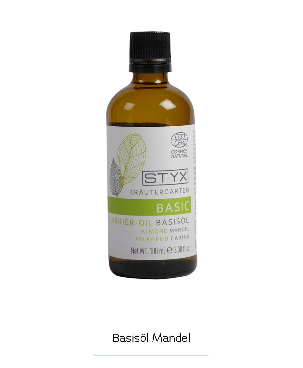 Kr&auml;utergarten BASIC Basis&ouml;l Mandel, STYX Naturcosmetic